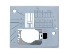 Placa de agujas Alfa, Janome, Elna, Necchi